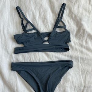 Tavik Swimwear Bikini in slate grey